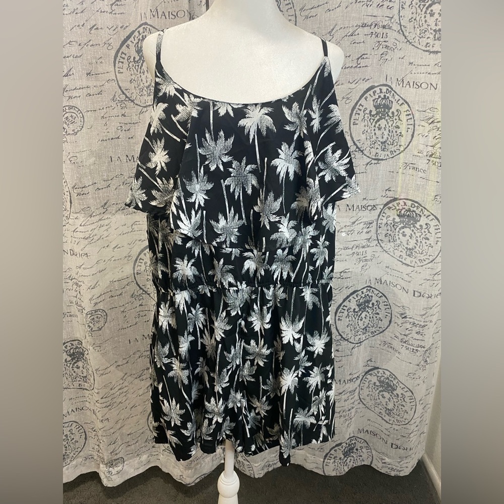 ANERICAN JEAN CO. | Palmtree Ruffle Romper